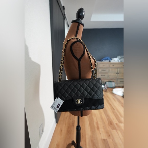 Chanel Large Grained Classic Flap Bag - Picture 1 of 14